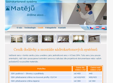 Sdrokartony Matj